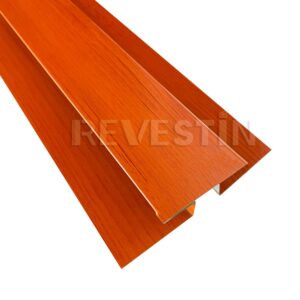 Perfil Cubrejunta H Metal Siding Light Brown 3000 mm