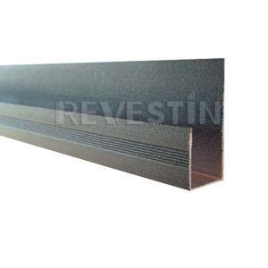 Perfil Inicio J Metal Siding Black 3000 mm