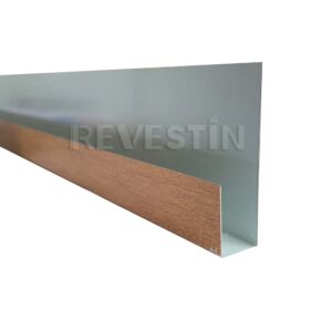 Perfil Inicio J Metal Siding Light Brown Grain 3000 mm