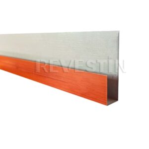 Perfil Témino Metal Siding Light Brown 3000 mm
