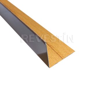 Perfil Esquinero Interior Metal Siding Light Brown Grain 3000 mm