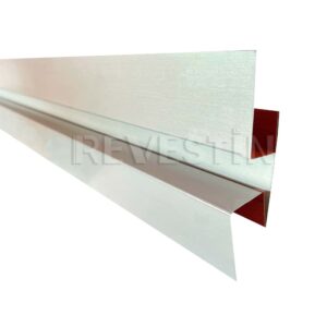 Perfil Cubrejunta H Metal Siding Light Brown 3000 mm