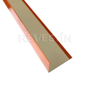 Perfil Esquinero Exterior Metal Siding Light Brown 3000 mm