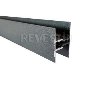 Perfil Cubrejunta H Metal Siding Black 3000 mm